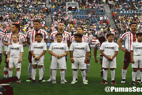 Pumas Seattle and friends at CenturyLink field during Colossus Cu